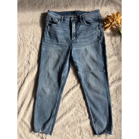 Silver Jeans Calley Skinny Crop Size 31 x 25 - Picture 1 of 6